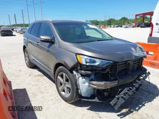 2019 Ford Edge SEL with VIN 2FMPK3J90KBB67205, listed as a IAAI auction lot 41836997 with 86,805 mi miles. Bid and sale history available at carsss.com. Image 1.