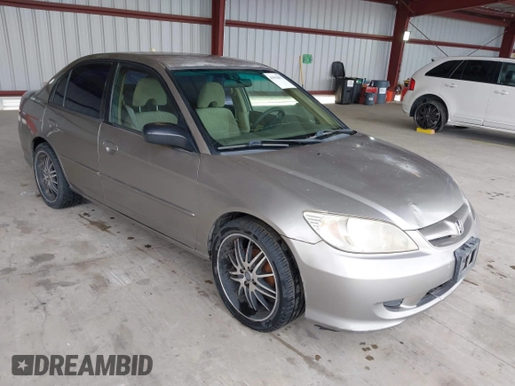 2004 Honda Civic LX z VIN JHMES16514S002132, wystawiony jako IAAI lot #41932071 z przebiegiem 158 130 mil mil oraz . Historia ofert i sprzedaży dostępna na DreamBid. Obrazek 1.