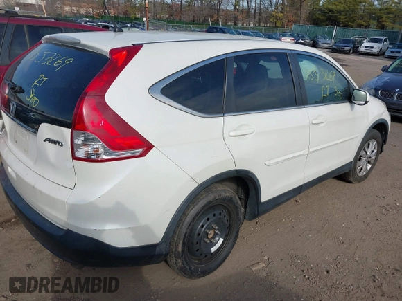 2014 Honda CR-V EX with VIN 5J6RM4H53EL008855, listed as a IAAI auction lot 41916116 with Not Provided miles and . Bid and sale history available at carsss.com. Image 4.