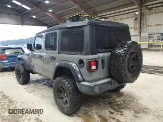 2018 Jeep Wrangler Unlimited Sport S с VIN 1C4HJXDNXJW225524, выставлен на аукционе Copart как лот 59790115 с пробегом 141 537 миль миль и Списание • Salvage title. История ставок и продаж доступна на DreamBid. Изображение 2.