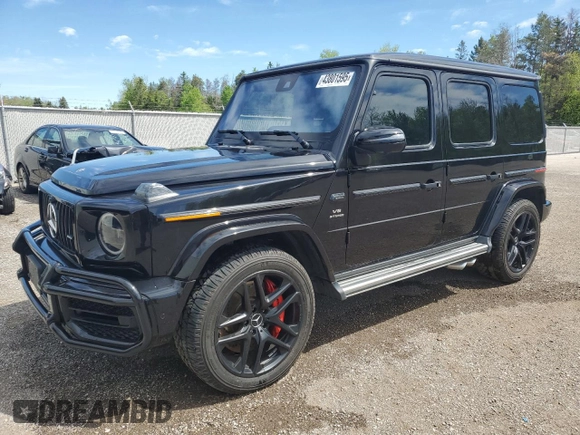 2020 Mercedes-Benz G 63 AMG z VIN W1NYC7HJ5LX361051, wystawiony jako Copart lot #43801595 z przebiegiem 25 255 mil mil oraz Czysty tytuł • Clean title. Historia ofert i sprzedaży dostępna na DreamBid. Obrazek 1.