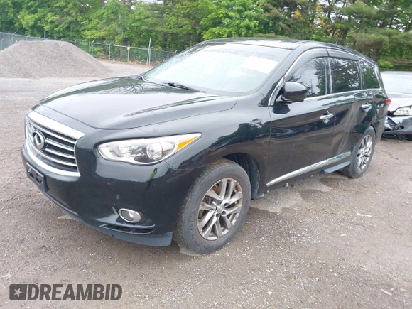 2013 Infiniti JX35 с VIN 5N1AL0MM2DC313737, выставлен на аукционе IAAI как лот 42337762 с пробегом 152 212 миль миль и . История ставок и продаж доступна на DreamBid. Изображение 2.