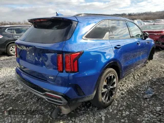 2023 Kia Sorento SX Prestige with VIN 5XYRKDLF9PG187588, listed as a Copart auction lot 83357834 with 25,433 mi miles and Salvage Title. Bid and sale history available at carsss.com. Image 3.