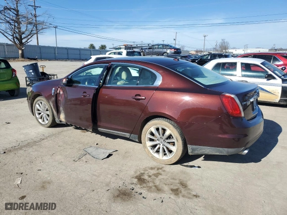 2010 Lincoln MKS w/EcoBoost with VIN 1LNHL9FT0AG610419, listed as a Copart auction lot 42925995 with 62,091 mi miles and Salvage Title. Bid and sale history available at carsss.com. Image 2.