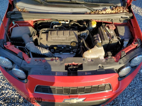 2012 Chevrolet Sonic LT with VIN 1G1JC6SB4C4221295, listed as a Copart auction lot 81294604 with 158,597 mi miles and Salvage title. Bid and sale history available at DreamBid. Image 11.