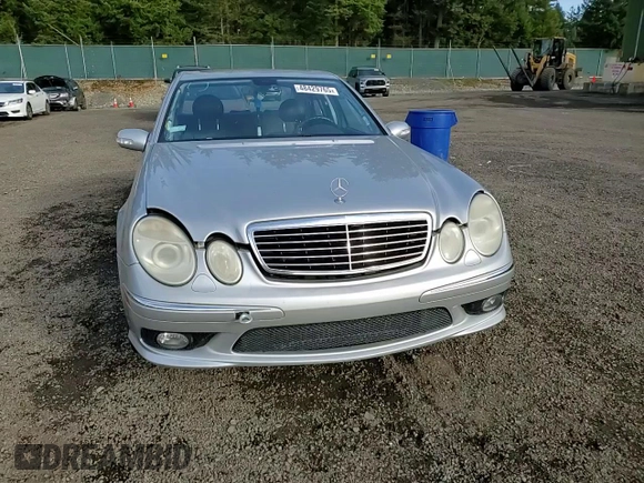 2005 Mercedes-Benz E-Class 5.5L AMG with VIN WDBUF76J55A775449, listed as a Copart auction lot 48429765 with 0 mi miles and Salvage Title. Bid and sale history available at carsss.com. Image 11.