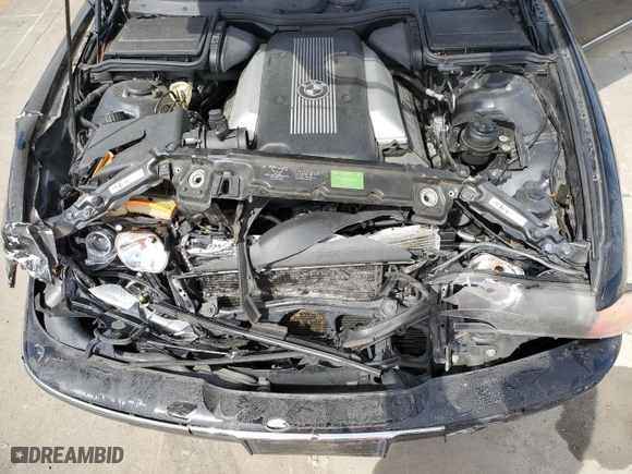2000 BMW 5 Series 540iA with VIN WBADN6344YGM66003, listed as a Copart auction lot 49919625 with 205,645 mi miles and Salvage Title. Bid and sale history available at carsss.com. Image 11.
