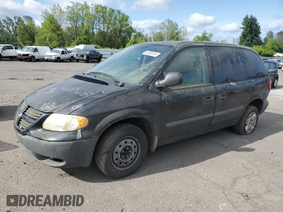 2007 Dodge Caravan SE z VIN 1D4GP25R57B143802, wystawiony jako Copart lot #58398105 z przebiegiem 187 468 mil mil oraz Czysty tytuł • Clean title. Historia ofert i sprzedaży dostępna na DreamBid. Obrazek 1.