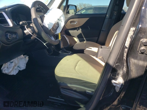 2018 Jeep Renegade Altitude with VIN ZACCJABB3JPJ02044, listed as a Copart auction lot 82567534 with 87,779 mi miles and Salvage title. Bid and sale history available at DreamBid. Image 7.