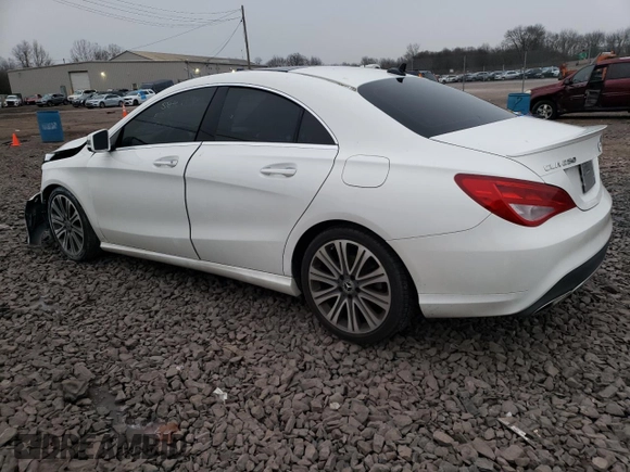 2018 Mercedes-Benz CLA 250 with VIN WDDSJ4GB9JN631330, listed as a Copart auction lot 38468954 with Not Provided miles and . Bid and sale history available at DreamBid. Image 2.