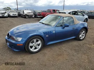 2000 BMW Z3 2.5 with VIN 4USCH9343YLG02228, listed as a Copart auction lot 52588995 with 23,960 mi miles and Clean title. Bid and sale history available at DreamBid. Image 1.