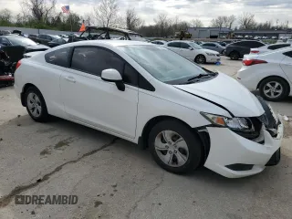 2013 Honda Civic Cpe LX with VIN 2HGFG3B56DH509156, listed as a Copart auction lot 52048035 with 72,491 mi miles and Salvage Title. Bid and sale history available at carsss.com. Image 4.