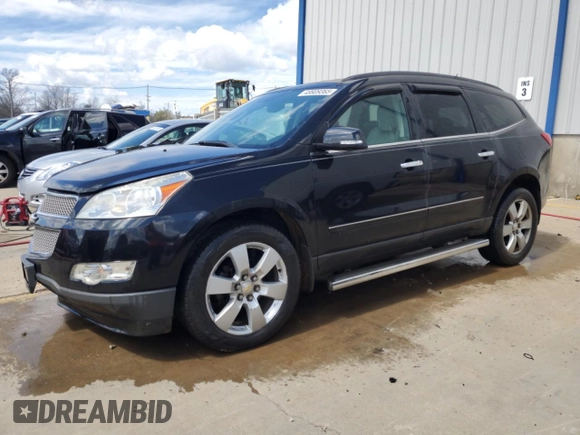 2011 Chevrolet Traverse LTZ with VIN 1GNKVLED9BJ405270, listed as a Copart auction lot 49909365 with 116,660 mi miles and Salvage Title. Bid and sale history available at DreamBid. Image 1.