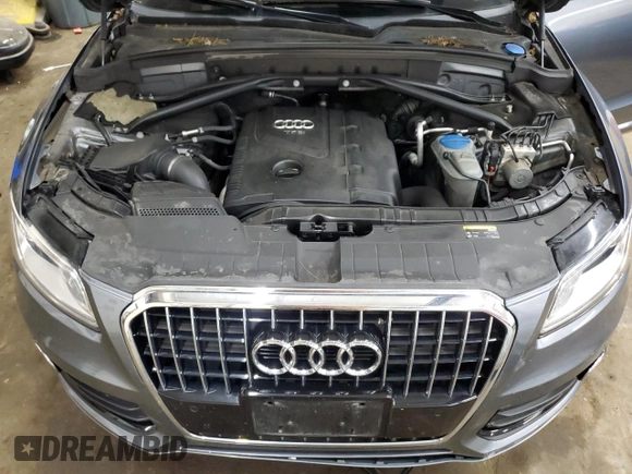 2015 Audi Q5 Premium Plus with VIN WA1LFAFP7FA111955, listed as a Copart auction lot 60423655 with 177,604 mi miles and Salvage title. Bid and sale history available at DreamBid. Image 12.