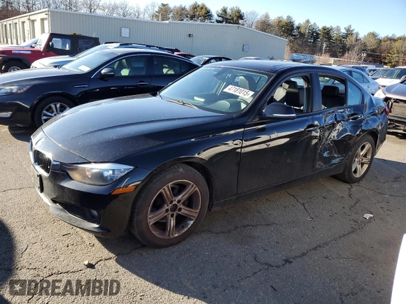 2014 BMW 3 Series 320i xDrive with VIN WBA3C3G5XENS72490, listed as a Copart auction lot 47181015 with 109,607 mi miles and Salvage Title. Bid and sale history available at carsss.com. Image 1.
