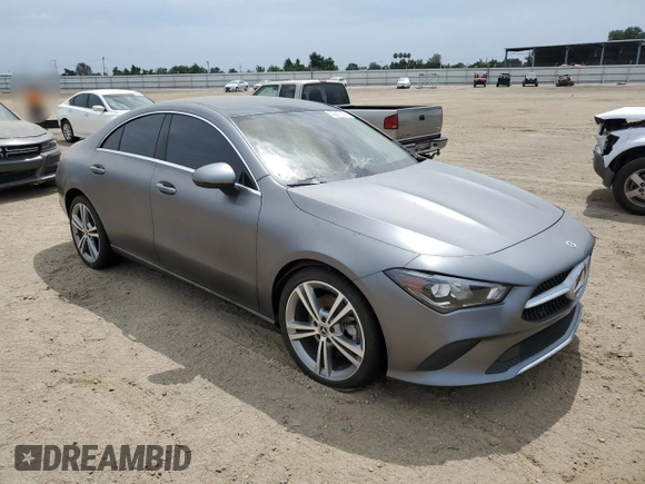 2021 Mercedes-Benz CLA 250 with VIN W1K5J4GB0MN186994, listed as a Copart auction lot 55247953 with Not Provided miles and . Bid and sale history available at DreamBid. Image 4.