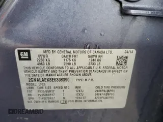 2014 Chevrolet Equinox LS with VIN 2GNALAEK8E6308390, listed as a Copart auction lot 51382125 with 105,641 mi miles and Salvage Title. Bid and sale history available at carsss.com. Image 15.