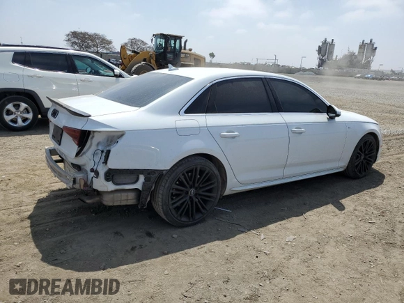 2019 Audi A4 Prestige with VIN WAUFNAF44KA070722, listed as a Copart auction lot 52925964 with 42,336 mi miles. Bid and sale history available at carsss.com. Image 3.