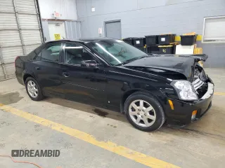 2007 Cadillac CTS with VIN 1G6DM57TX70160712, listed as a Copart auction lot 82413504 with 169,127 mi miles and Salvage Title. Bid and sale history available at carsss.com. Image 4.