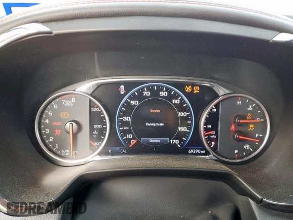 2020 Chevrolet Blazer RS с VIN 3GNKBERS7LS534783, выставлен на аукционе Copart как лот 61496275 с пробегом 69 390 миль миль и Списание • Salvage title. История ставок и продаж доступна на DreamBid. Изображение 9.