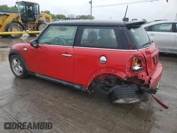 2010 MINI Hardtop S with VIN WMWMF7C50ATZ68936, listed as a Copart auction lot 53692015 with 122,195 mi miles and Salvage Title. Bid and sale history available at DreamBid. Image 2.