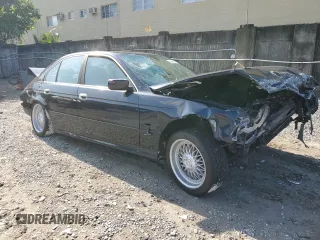 2001 BMW 5 Series 530iA with VIN WBADT63441CF13875, listed as a Copart auction lot 51826235 with 0 mi miles and Salvage Title. Bid and sale history available at carsss.com. Image 4.