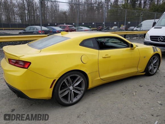 2018 Chevrolet Camaro 1LT with VIN 1G1FB1RS0J0161733, listed as a Copart auction lot 47868025 with 54,924 mi miles and Salvage Title. Bid and sale history available at DreamBid. Image 3.