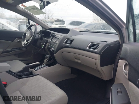 2015 Honda Civic Sedan LX with VIN 19XFB2F54FE111833, listed as a IAAI auction lot 42037241 with 61,080 mi miles. Bid and sale history available at carsss.com. Image 5.