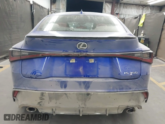2023 Lexus IS 350 F Sport with VIN JTHGZ1B27P5065495, listed as a IAAI auction lot 42034397 with 24,445 mi miles and . Bid and sale history available at DreamBid. Image 17.