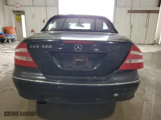 2005 Mercedes-Benz CLK-Class 3.2L with VIN WDBTK65GX5T053146, listed as a Copart auction lot 53357484 with 113,440 mi miles and Salvage Title. Bid and sale history available at carsss.com. Image 6.