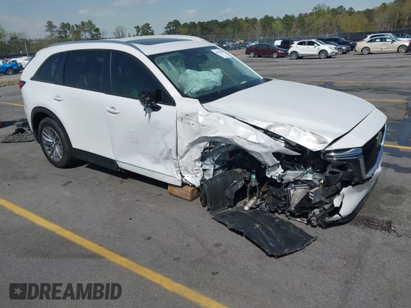 2024 Mazda CX-90 Preferred Plus with VIN JM3KKCHD0R1111349, listed as a IAAI auction lot 41881680 with 24,120 mi miles and . Bid and sale history available at DreamBid. Image 1.