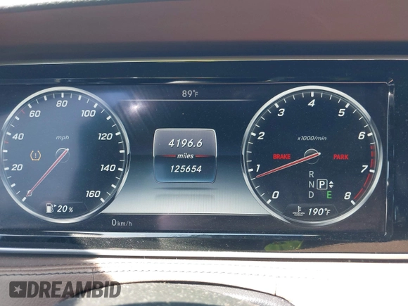 2016 Mercedes-Benz S 550 with VIN WDDUG8CB0GA223321, listed as a IAAI auction lot 42238741 with 125,654 mi miles and . Bid and sale history available at carsss.com. Image 7.