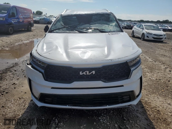 2023 Kia Sorento Hybrid EX with VIN KNDRHDLG1P5227503, listed as a Copart auction lot 61869004 with 0 mi miles and Salvage Title. Bid and sale history available at carsss.com. Image 5.