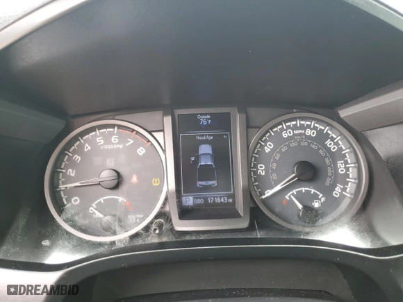 2016 Toyota Tacoma SR with VIN 5TFCZ5AN0GX023371, listed as a Copart auction lot 50986455 with 171,643 mi miles and Salvage Title. Bid and sale history available at carsss.com. Image 9.