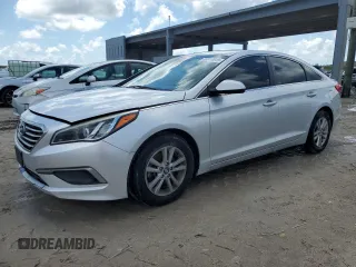 2016 Hyundai Sonata SE with VIN 5NPE24AF9GH352565, listed as a Copart auction lot 55914915 with 136,689 mi miles and Clean Title. Bid and sale history available at carsss.com. Image 1.