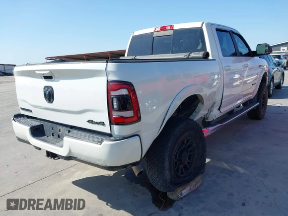 2019 Ram 2500 Laramie with VIN 3C6UR5FJ0KG684641, listed as a IAAI auction lot 41847895 with 127,668 mi miles. Bid and sale history available at carsss.com. Image 4.