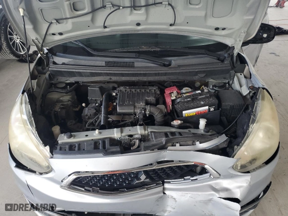 2018 Mitsubishi Mirage ES with VIN ML32A3HJ9JH000802, listed as a Copart auction lot 51684205 with 129,287 mi miles and Salvage Title. Bid and sale history available at carsss.com. Image 11.