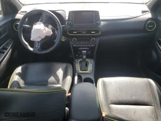 2019 Hyundai Kona Ultimate with VIN KM8K53A5XKU378758, listed as a Copart auction lot 78498494 with 99,999 mi miles and Clean Title. Bid and sale history available at carsss.com. Image 8.