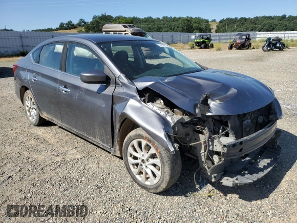 2019 Nissan Sentra SV z VIN 3N1AB7AP2KY305675, wystawiony jako Copart lot #55119015 z przebiegiem 44 217 mil mil oraz Szkoda całkowita • Salvage title. Historia ofert i sprzedaży dostępna na DreamBid. Obrazek 4.