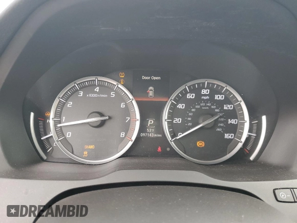 2015 Acura MDX with VIN 5FRYD4H28FB017710, listed as a Copart auction lot 48606695 with 97,143 mi miles and Salvage title. Bid and sale history available at DreamBid. Image 9.