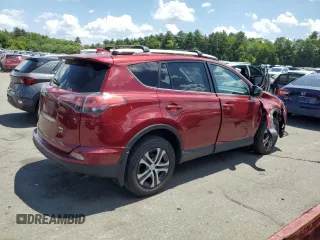 2018 Toyota RAV4 LE with VIN 2T3BFREVXJW838680, listed as a Copart auction lot 61452055 with 79,016 mi miles and Salvage title. Bid and sale history available at DreamBid. Image 3.