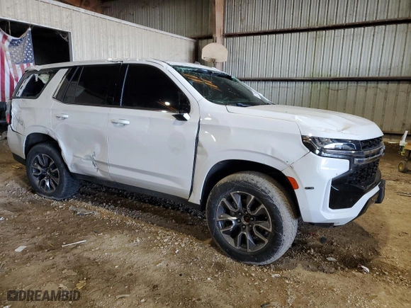 2022 Chevrolet Tahoe Commercial with VIN 1GNSKLED0NR215582, listed as a Copart auction lot 42316485 with 7,724 mi miles and Clean Title. Bid and sale history available at carsss.com. Image 4.