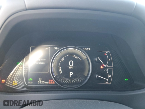 2024 Lexus UX with VIN JTHX6JBH4R2192156, listed as a Copart auction lot 84512994 with 3,320 mi miles and Salvage Title. Bid and sale history available at carsss.com. Image 9.