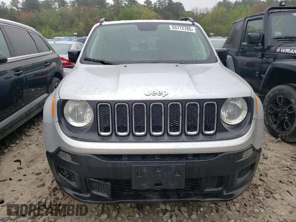 2018 Jeep Renegade Sport with VIN ZACCJBAB8JPH95901, listed as a Copart auction lot 55772785 with 182,033 mi miles and Clean title. Bid and sale history available at DreamBid. Image 5.