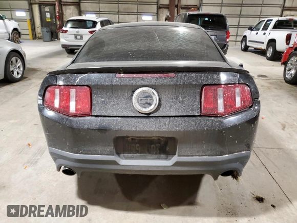 2011 Ford Mustang GT with VIN 1ZVBP8CF8B5125012, listed as a Copart auction lot 53039905 with 36,467 mi miles and Salvage title. Bid and sale history available at DreamBid. Image 6.