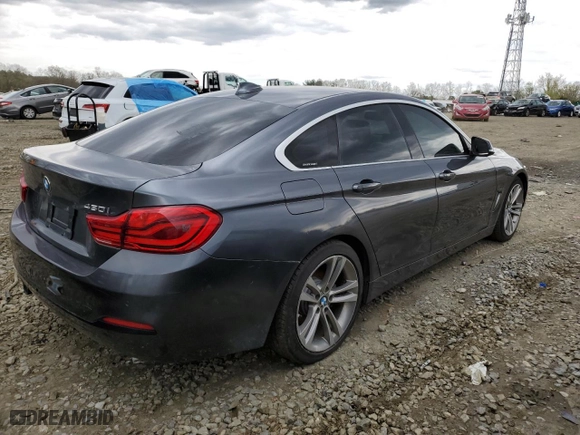 2018 BMW 4 Series 430i with VIN WBA4J1C53JBG79411, listed as a Copart auction lot 53403765 with 45,974 mi miles and Clean Title. Bid and sale history available at carsss.com. Image 3.