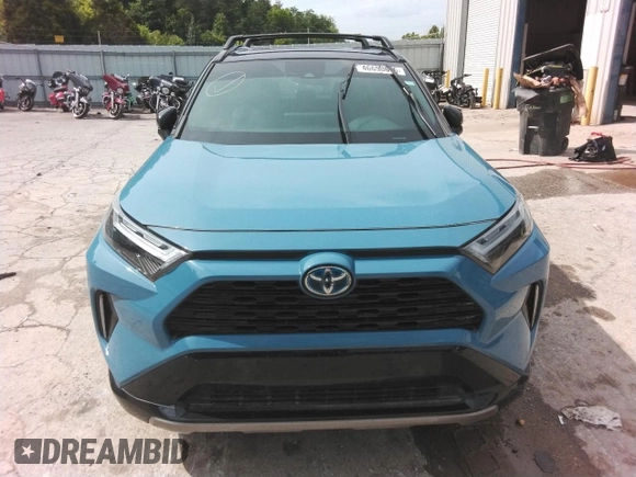 2023 Toyota RAV4 Hybrid XSE with VIN 2T3E6RFV6PW038320, listed as a Copart auction lot 46690615 with Not provided miles and Salvage title. Bid and sale history available at DreamBid. Image 5.