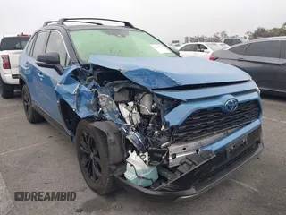 2022 Toyota RAV4 Hybrid XSE with VIN JTME6RFV7ND530526, listed as a IAAI auction lot 42175133 with 70,353 mi miles and . Bid and sale history available at DreamBid. Image 1.