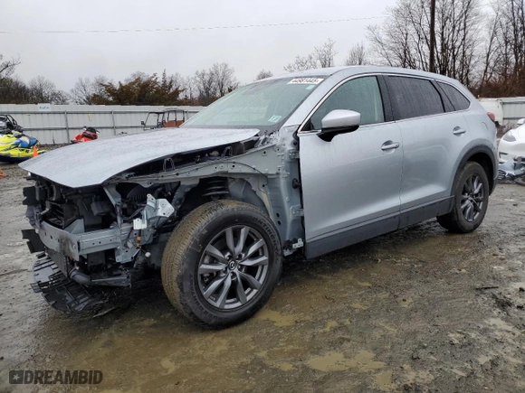 2022 Mazda CX-9 Touring with VIN JM3TCBCY4N0607180, listed as a Copart auction lot 44981445 with 51,273 mi miles and Salvage Title. Bid and sale history available at carsss.com. Image 1.