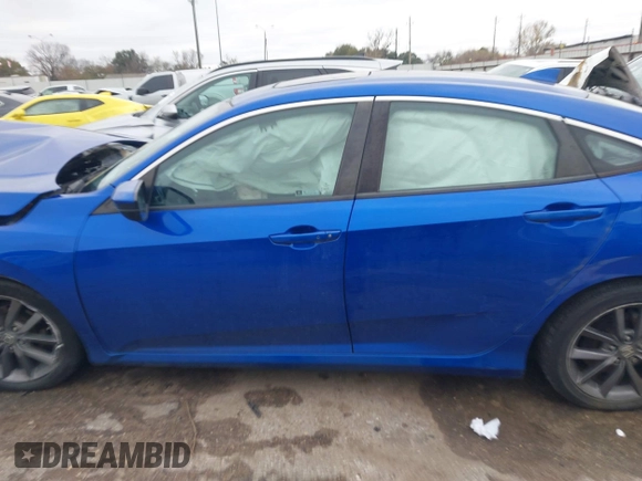 2021 Honda Civic Sedan EX with VIN 19XFC1F35ME012473, listed as a IAAI auction lot 41280932 with 1 mi miles. Bid and sale history available at carsss.com. Image 14.